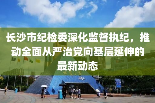 长沙市纪检委深化监督执纪，推动全面从严治党向基层延伸的最新动态