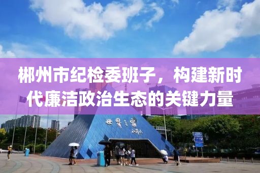 郴州市纪检委班子，构建新时代廉洁政治生态的关键力量
