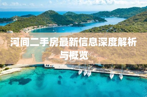 河间二手房最新信息深度解析与概览