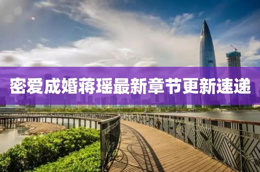 密爱成婚蒋瑶最新章节更新速递