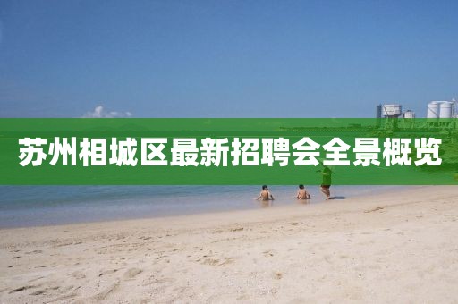 苏州相城区最新招聘会全景概览