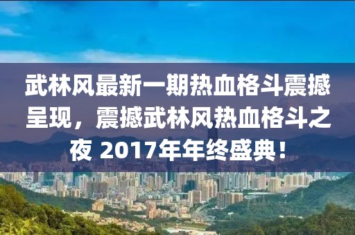 武林风最新一期热血格斗震撼呈现，震撼武林风热血格斗之夜 2017年年终盛典！