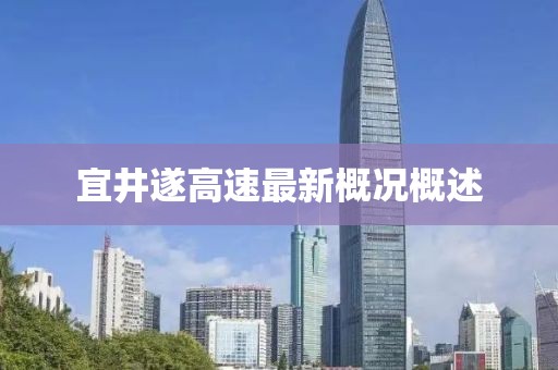 宜井遂高速最新概况概述