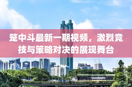 笼中斗最新一期视频，激烈竞技与策略对决的展现舞台