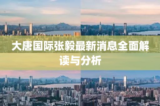 大唐国际张毅最新消息全面解读与分析
