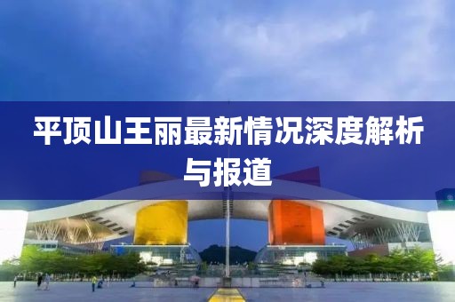 平顶山王丽最新情况深度解析与报道