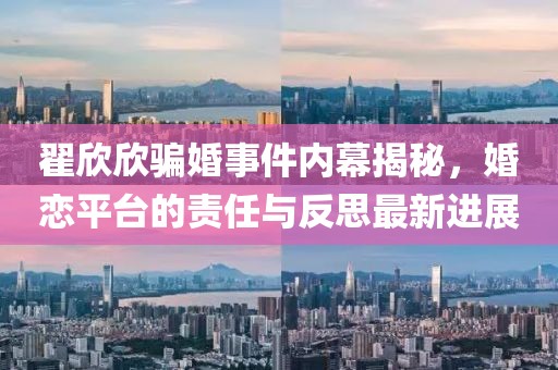 翟欣欣骗婚事件内幕揭秘，婚恋平台的责任与反思最新进展