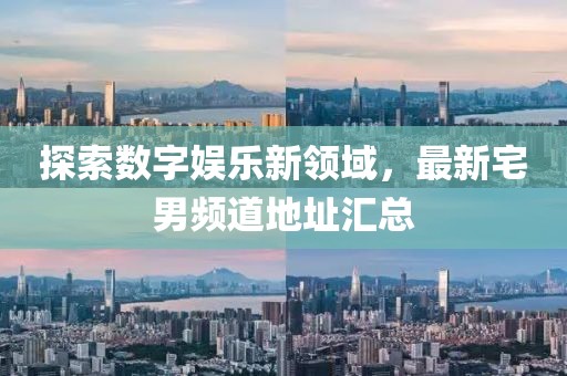 探索数字娱乐新领域，最新宅男频道地址汇总