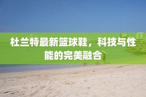 杜兰特最新篮球鞋，科技与性能的完美融合