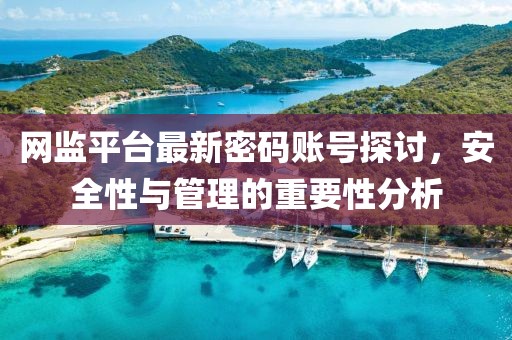 网监平台最新密码账号探讨，安全性与管理的重要性分析