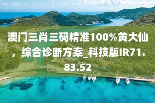 澳门三肖三码精准100%黄大仙，综合诊断方案_科技版IR71.83.52