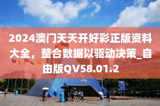 2024澳门天天开好彩正版资料大全，整合数据以驱动决策_自由版QV58.01.2