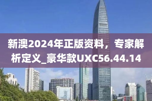新澳2024年正版资料，专家解析定义_豪华款UXC56.44.14