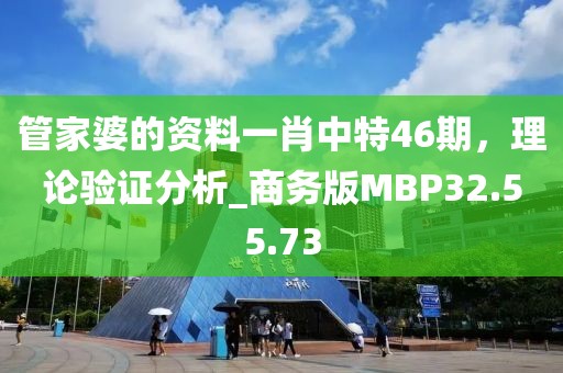 管家婆的资料一肖中特46期，理论验证分析_商务版MBP32.55.73
