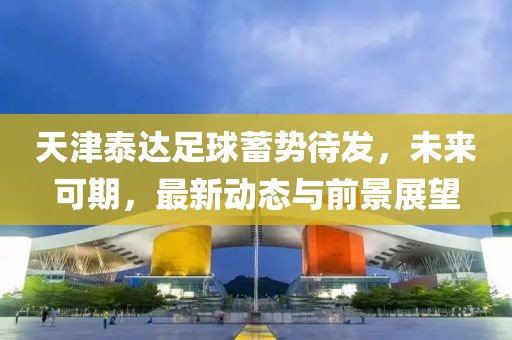 天津泰达足球蓄势待发，未来可期，最新动态与前景展望