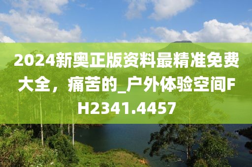2024新奥正版资料最精准免费大全，痛苦的_户外体验空间FH2341.4457