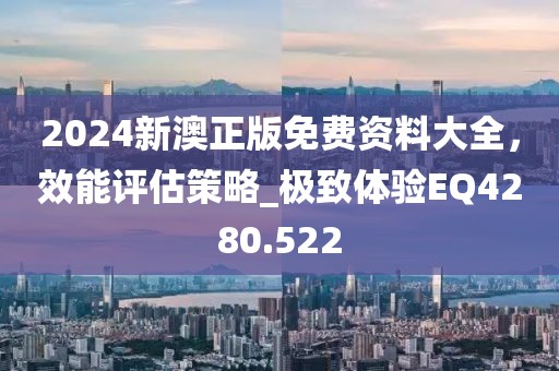 2024新澳正版免费资料大全，效能评估策略_极致体验EQ4280.522