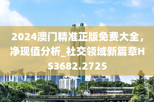 2024澳门精准正版免费大全，净现值分析_社交领域新篇章HS3682.2725