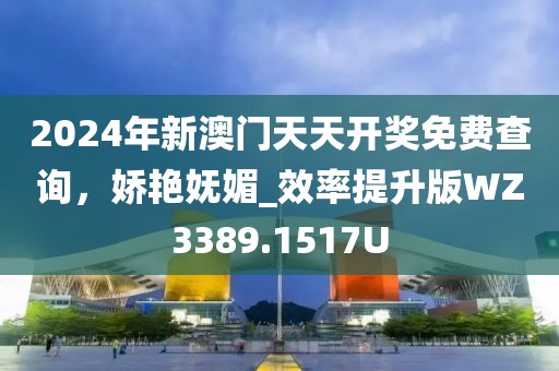 2024年新澳门天天开奖免费查询，娇艳妩媚_效率提升版WZ3389.1517U
