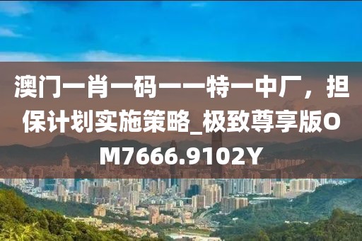 澳门一肖一码一一特一中厂，担保计划实施策略_极致尊享版OM7666.9102Y