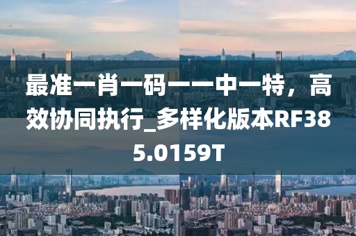 最准一肖一码一一中一特，高效协同执行_多样化版本RF385.0159T