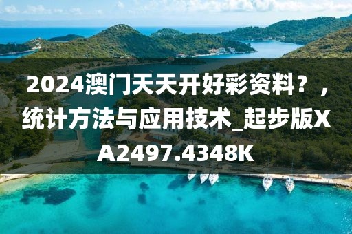 2024澳门天天开好彩资料？，统计方法与应用技术_起步版XA2497.4348K