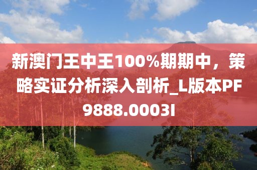 新澳门王中王100%期期中，策略实证分析深入剖析_L版本PF9888.0003I