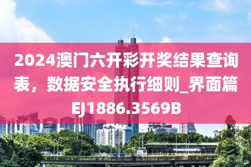 2024澳门六开彩开奖结果查询表，数据安全执行细则_界面篇EJ1886.3569B