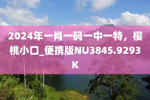 2024年一肖一码一中一特，樱桃小口_便携版NU3845.9293K