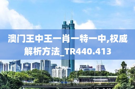 澳门王中王一肖一特一中,权威解析方法_TR440.413