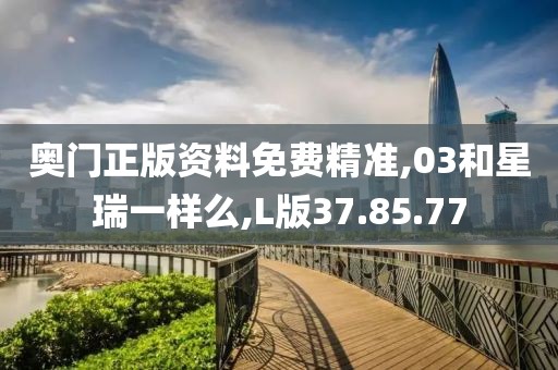 奥门正版资料免费精准,03和星瑞一样么,L版37.85.77