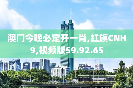 澳门今晚必定开一肖,红旗CNH9,视频版59.92.65