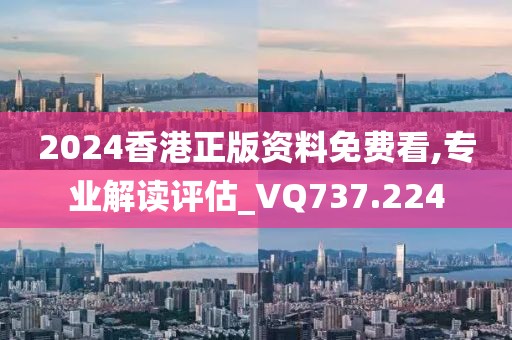 2024香港正版资料免费看,专业解读评估_VQ737.224