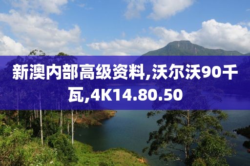 新澳内部高级资料,沃尔沃90千瓦,4K14.80.50