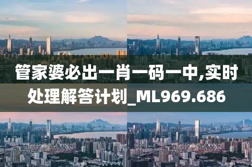 管家婆必出一肖一码一中,实时处理解答计划_ML969.686