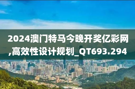 2024澳门特马今晚开奖亿彩网,高效性设计规划_QT693.294