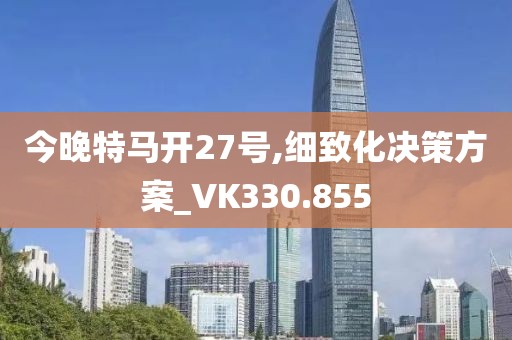 今晚特马开27号,细致化决策方案_VK330.855