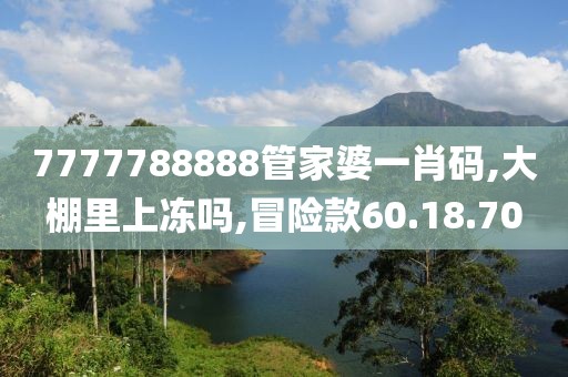 7777788888管家婆一肖码,大棚里上冻吗,冒险款60.18.70