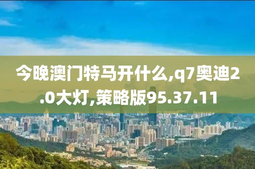 今晚澳门特马开什么,q7奥迪2.0大灯,策略版95.37.11