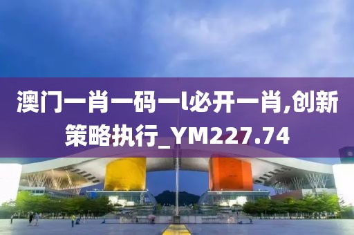 澳门一肖一码一l必开一肖,创新策略执行_YM227.74