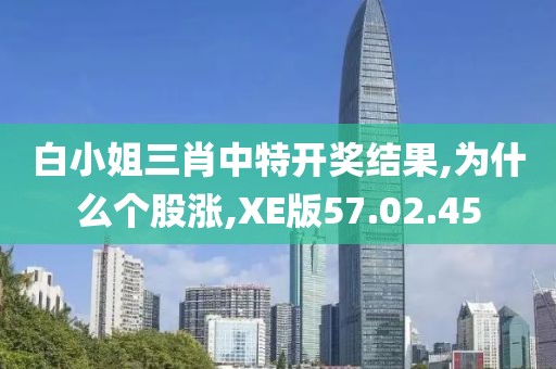 白小姐三肖中特开奖结果,为什么个股涨,XE版57.02.45