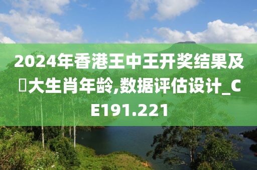 2024年香港王中王开奖结果及枓大生肖年龄,数据评估设计_CE191.221