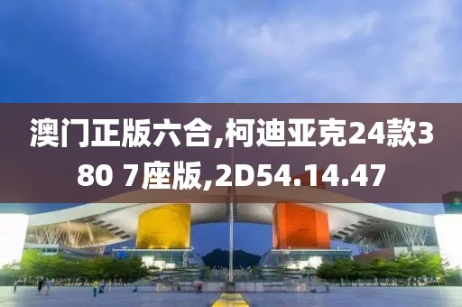 澳门正版六合,柯迪亚克24款380 7座版,2D54.14.47