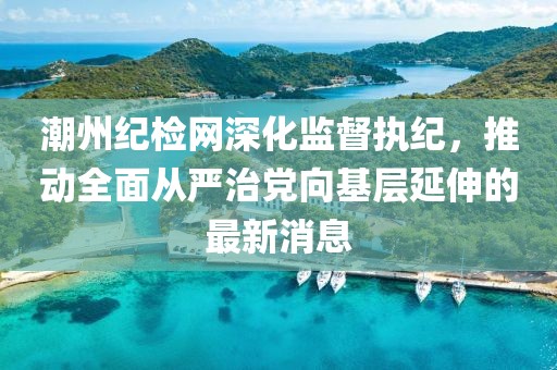 潮州纪检网深化监督执纪，推动全面从严治党向基层延伸的最新消息