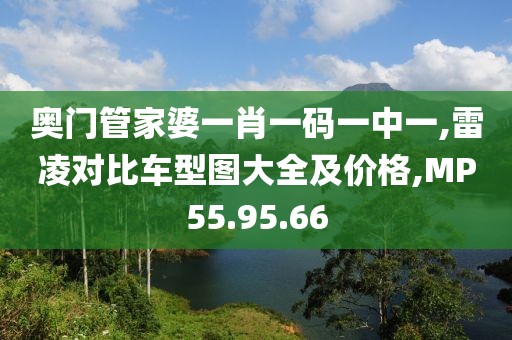 奥门管家婆一肖一码一中一,雷凌对比车型图大全及价格,MP55.95.66